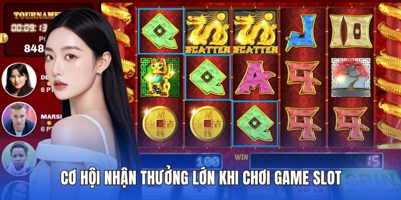 Cơ hội nhận thưởng lớn khi chơi game slot